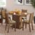Conjunto Sala de Jantar Lexy Madesa Mesa Tampo de Madeira com 4 Cadeiras – Rustic/Bege Marrom