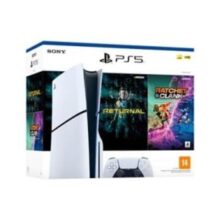 Console PlayStation 5 Slim Sony, SSD 1TB, Com Controle Sem Fio DualSense, Branco + 2 Jogos – 1000038899