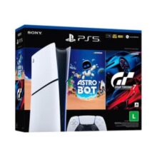 Console Sony PlayStation 5 Slim Edição Digital SSD 1TB Controle Sem Fio DualSense + 2 Jogos Digitais – 1000038894