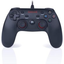 Controle com Fio para Computador e 16 Botões de Comando de Entrada de Dados Saturn G807 Redragon Joysticks e Controles para Computador Preto