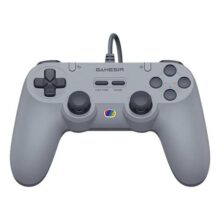 Controle Gamesir Tegenaria T3 Lite Com Fio Para Pc Switch Android Ios Steam Smartphone Hall Effect Usb Design Ergonômico Cinza