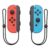 Controle joystick sem fio Nintendo Switch Joy-Con (L)/(R) Neón vermelho-neón/azul-neón 2 unidades