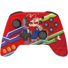 Controle sem fio Hori Pad Pro – Edição Especial Mario Licenciado para Nintendo Switch