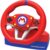 Controle Volante Hori PRO MINI Vermelho Mario kart compativel com Nintendo Switch 1 e 2