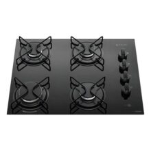 Cooktop 4 Bocas Atlas Agile Up Mesa Vidro Mega Chama Bivolt