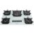 Cooktop 5 Bocas com Queimador Tripla Chama Mueller Branco