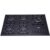 Cooktop a Gás 5 Bocas Preto com Mesa de Vidro e Tripla Chama Dako Diplomata Bivolt