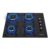 Cooktop a Gás com 4 Bocas Queimadores com Mesa de Vidro Temperado Mondial CTG-01 Preto/Inox Bivolt 110V/220V
