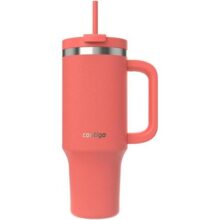 Copo Térmico com Canudo Streeterville 1,18L – Coral