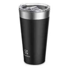 Copo Térmico Electrolux 560ml Tampa Hermética Preto Fosco