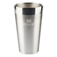 Copo térmico Stanley Pinta liso color Stainless Steel 473mL