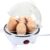 Cozedor Elétrico de Ovos a Vapor 7 Unidades Egg Cooker Portátil com Desligamento Automático Escalfador Legumes Vapor