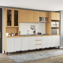 Cozinha Rebeca 01 – 3300 X 2200 X 520 Meloff White Gdwt