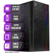 CPU PC Mancer, AMD A6 3.8GHZ, 16GB Memoria ram, SSD 240GB