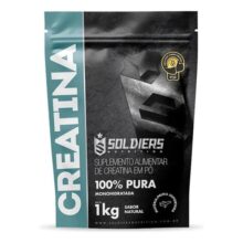 Creatina 1kg Suplemento Monohidratada Em Pó 100% Pura – Soldiers Nutrition Sem Sabor