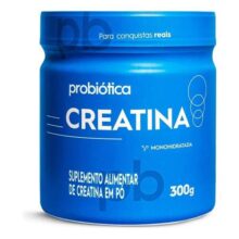Creatina 300g Monohidratada 100% Pura Probiotica Sabor