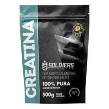 Creatina 500g Suplemento Monohidratada Em Pó 100% Pura – Soldiers Nutrition