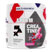 Creatina 7 Belo 300g Creatina Monohidratada Sabor Framboesa Força Energia Alta Performance Treino 7 Belo – Artificial Framboesa