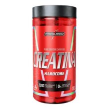 Creatina Hardcore 100% Pura 120 Capsulas Energia e Força – Integralmedica