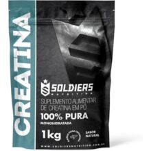 Creatina Monohidratada 1Kg – 100% Pura Importada – Soldiers Nutrition