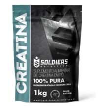 Creatina Monohidratada 1Kg 100% Pura Soldiers Nutrition Sem sabor
