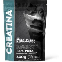 Creatina Monohidratada 500g – 100% Pura Importada – Soldiers Nutrition