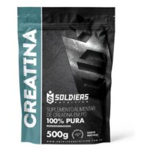 Creatina Monohidratada 500g Soldiers Nutrition 100% Pura Importada Alta Performance Músculo Treino