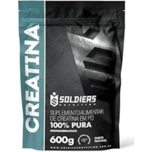 Creatina Monohidratada 600g – 100% Pura Importada – Soldiers Nutrition