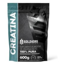 Creatina Monohidratada 600g Soldiers Nutrition 100% Pura