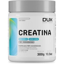 Creatina Monohidratada Sem Sabor – Pote 300g – Suplementação Treino Academia, Ganho Muscular Hipertrofia, Força Energia Resistência, Suplementos Naturais – DUX HUMAN HEALTH