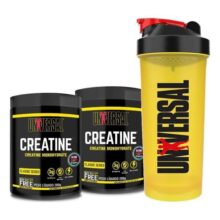 Creatina Monohydrate Universal Nutrition Em Pó 200g Com Coqueteleira