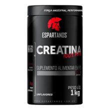 Creatina Pó 100% Pura Monohidratada Espartanos 1kg Aprovada Sabor Neutro