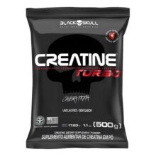 Creatina Turbo Refil 500 G Black Skull Sem Sabor