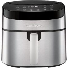 Cuisinart, Air Fryer Digital, 7,2 Litros, 1800W, Fritadeira Elétrica, 127V – Preto com Aço Inox