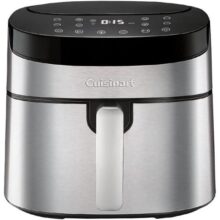 Cuisinart, Air Fryer Digital, 7,2 Litros, 1800W, Fritadeira Elétrica, 220V – Preto com Aço Inox