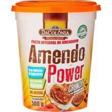 DaColônia Amendopower Crunchy – Pasta Amendoim, Granulado, 500G
