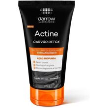 Darrow Actine Carvão Detox Gel De Limpeza Esfoliante Dermatológico