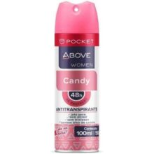 Desodorante Aerosol Above 100Ml Feminino Pocket Candy, Above
