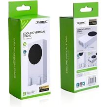 Dobe Cooler Ventilador de Resfriamento para Console Xbox Series S, Redondo, Plástico, 15 x 6.3 cm (Quadrado), 2 Ventoinhas, 3 Velocidades, USB Tipo-C, Base Vertical