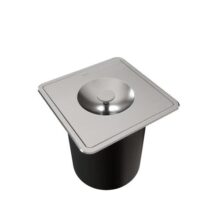 Docol Lixeira Quadrada D255 6L De Embutir