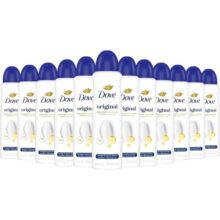 Dove 12 Unidades Desodorante Antitranspirante Aerossol Original 150ml