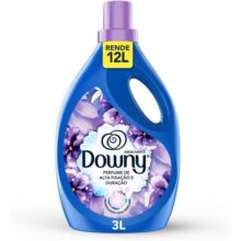 Downy Amaciante Concentrado Lirios Do Campo 3L, Rende 12L, Perfume com Notas de Lavanda e Algodão