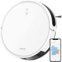 DREAME M1 Robô Aspirador e Passa Pano 2 em 1,Sucção de 4500Pa, Navegação LiDAR a laser, Sobe 20 mm, Antiqueda, Retorna/retoma, App & Voz (Alexa/Google/Siri), bivolt