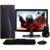 Easypc Computador Gamer Completo com Monitor LED Intel Core i5 8GB HD 500GB (Nvidia Geforce GT) Kit gamer com mousepad Light, Preto, 24865