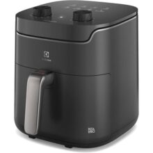 Electrolux Air fryer Fritadeira Elétrica sem oleo Rita Lobo 5,8L 8 receitas pré-sugeridas timer 60 minutos desligamento automático cesto removivel