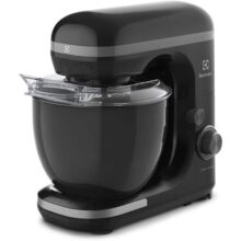 Electrolux Batedeira Planetária Potente Capacidade 5l 750w 12 Velocidades Função Pulsar Massa Pesada Pes Antiderrapante Ekm30 Preto 127v