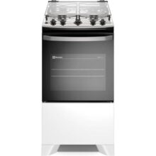 Electrolux Fogão 4 bocas Electrolux Efficient Branco Mesa Inox, PerfectCook e VaporBake® (FE4IW) Bivolt