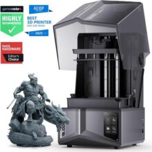 ELEGOO Impressora 3D de resina Saturn 4 Ultra,LCD monocromático de 10 pol 12K, nivelamento automático inteligente, detecção inteligente, tamanho de impressão grande 218,88×122,88×220 mm³
