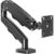 ELG, F80N, Suporte Ergonômico Articulado de Mesa com Pistão a Gás, Design Compacto e Retrátil para Monitores de 17” a 35”, Suporta de 2kg a 9kg, Pre
