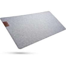 ELG Mousepad Desk Mat MPEXL-LG Feltro Premium Porta-copo em Courino 900x400x3mm